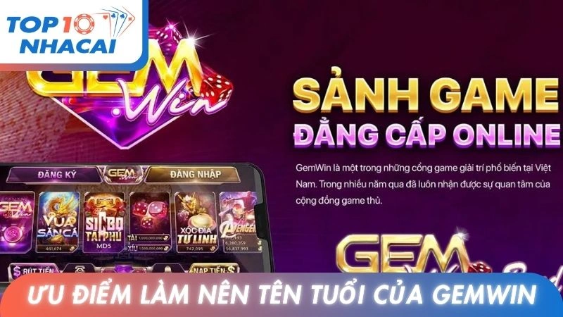 Những ưu điểm làm nên tên tuổi của Gemwin