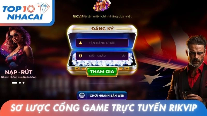 Sơ lược cổng game trực tuyến Rikvip